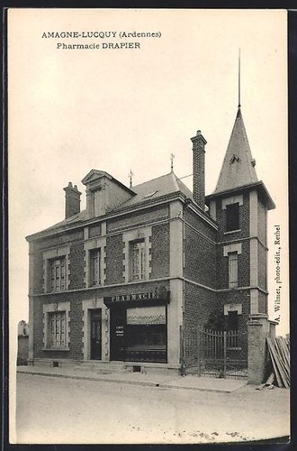 Cpa amagne lucquy ardennes - cpa, /ardennes