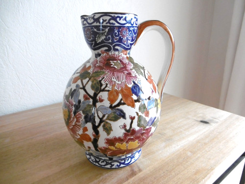 Pichet faience gien decor - faience,