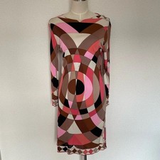 Robe vintage en jersey de soie