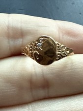 Ancienne Bague Plaquer Or 18k
