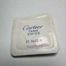 Cartier Tank Saphir Plexiglas