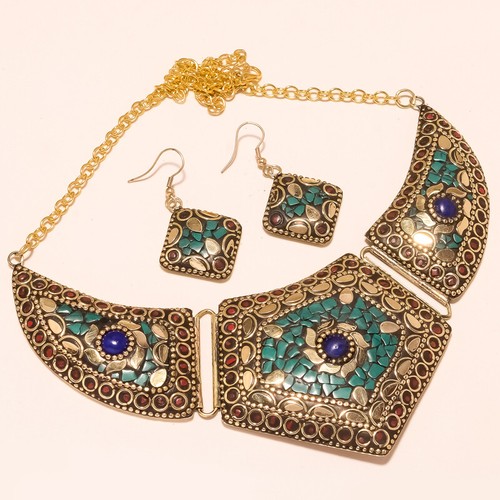 Set collier boucles - et,