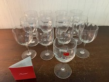 22 verres vin blanc modèle Montaigne optique cristal Baccarat (prix à la pièce)