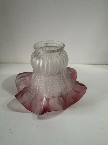 Ancien abat jour verre - abat,