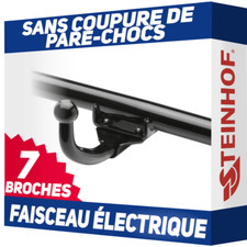 Pour Citroen Saxo 3/5P Hayon 96-04 Attelage fixe+faisceau 7 broches