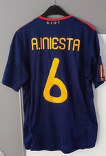 MAILLOT REPLICA INIESTA - FINALE COUPE DU MONDE 2010 -  M - RARE -