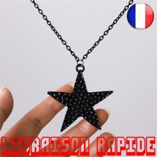 Collier Long Bijoux Mode Noir