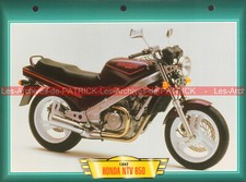 HONDA NTV 650 NT650V NTV650 1992 (1992-1998) : Fiche Moto #001060