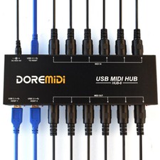 USB3.1 HUB-8 MIDI 6x6 MIDI