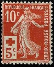 FRANCE 1914 CROIX-ROUGE  YT