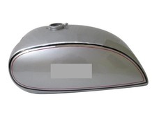 Réservoir De Carburant En Acier Peint Argenté Norton Commando Interstate