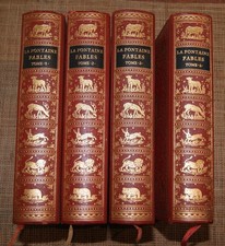 J de La Fontaine Les falbes en 4 Tomes J de Bonnot 1969