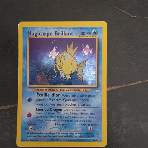 Carte pokemon magicarpe - carte,