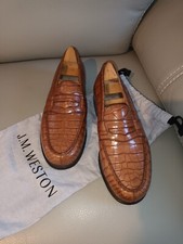 Chaussure femme, Alligator Jm Weston, pointure 5/D, couleur marron caramel