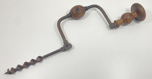 Outil ancien vilebrequin avec - vilebrequin,