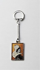 vianille - Porte clés Biscuiterie Lorient Bretagne coiffe bretonne /AA