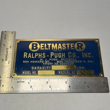 VTG Brass Beltmaster Ralphs