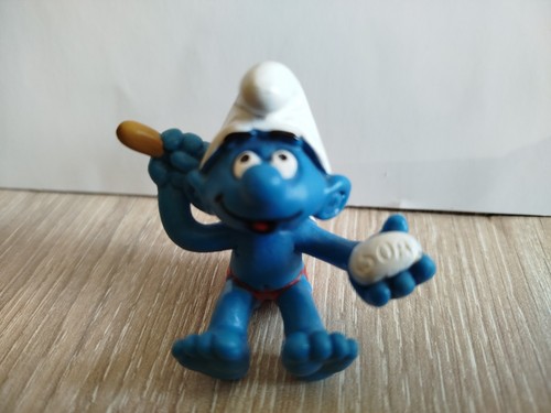 Figurine schtroumpf lave - figurine,