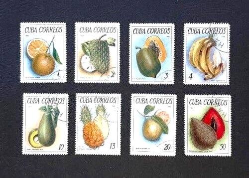 1cuba lot 8 timbres - de,