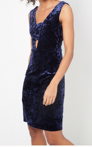 Robe morgan velours - morgan, bleu