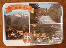 Cendrier ancien illustré