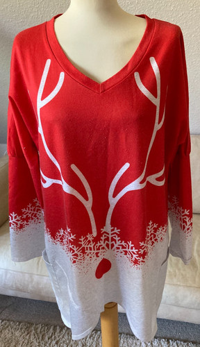 Robe pull femme noël motif - robe,
