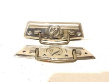 2 Anciennes poignées de Cercueil vintage époque 1900 curiosité