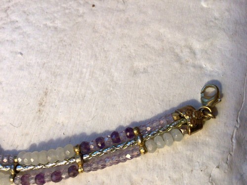 Bracelet cielo triple blanc - blanc, et