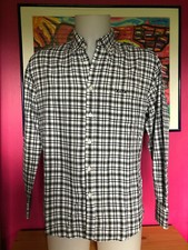 Chemise Coton blanc carreaux