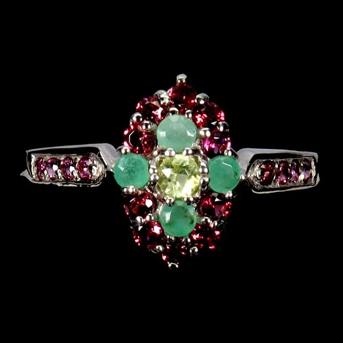 925 bague argent rond - bague,
