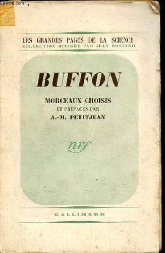 Buffon morceaux choisis - morceaux,