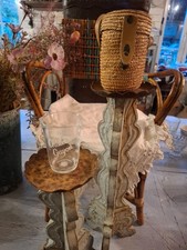 verre de cure thermale curiste & panier mesureur doseur CHATEL GUYON vintage