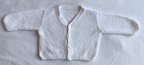 Gilet blanc boutons stries - gilet,