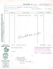 1957 CHOCOLAT REVILLON A LYON