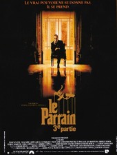 LE PARRAIN 3 - Affiche de Cinéma - Poster du Film - Brando, Al Pacino, Coppola