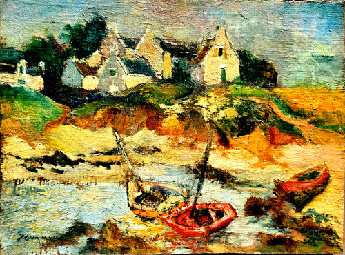 Tableau bretagne brehat marine - tableau,