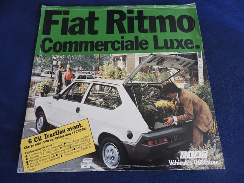 Catalogue feuillet fiat ritmo - feuillet,