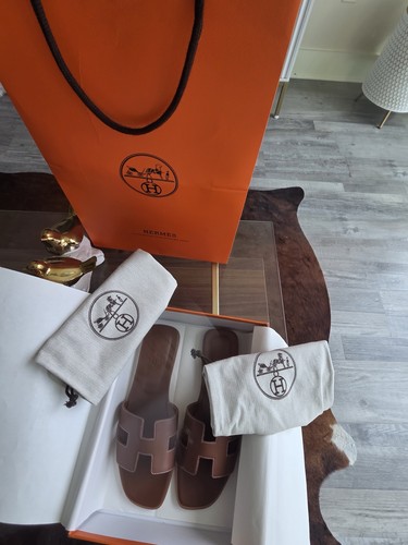 Hermès sandales oran cuir - hermÈs,
