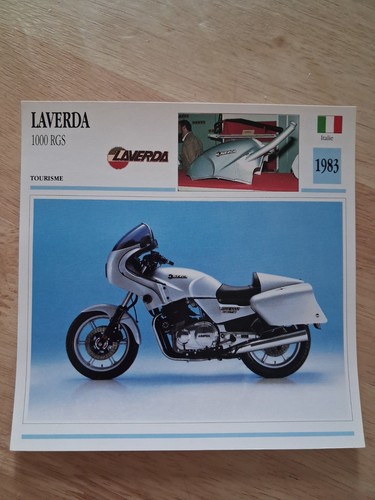 Laverda 1000 rgs 1983 fiche - 1983,