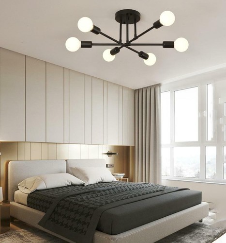Lustre plafonnier led de - plafonnier,