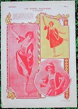 Tirage Photo ORIGINAL 1919 Français Vintage DANSEUR POLONAIS PARIS OLYMPIA MUSIC HALL