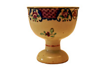 Ancien Chinois Porcelaine Tige Tasse Dynastie Qing Peint à la Main Famille Roses