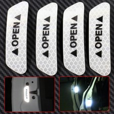 4pcs White Car Door Open
