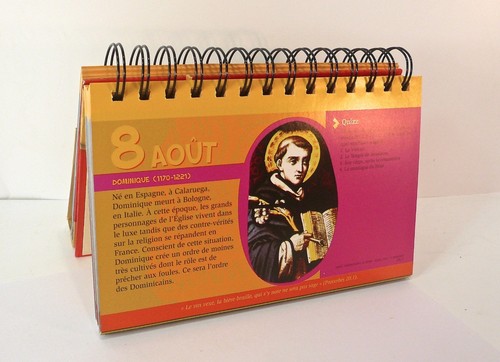 Mon calendrier des saints - calendrier,