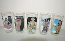 Sip n Strip 5 verres charme Retro PIN UP SIP and STRIP TEASE NUDE SAMAG vintage