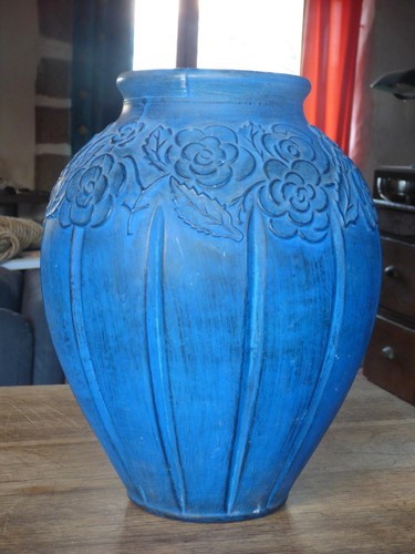 Grand vase art déco décor - grand,