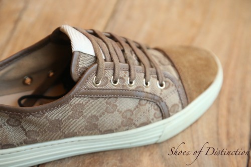 Gucci ace beige cuir - beige,