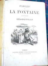 Livre Ancien Fables De La Fontaine XIX ieme Siècle