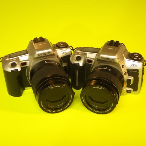 Pair minolta lenses - of,
