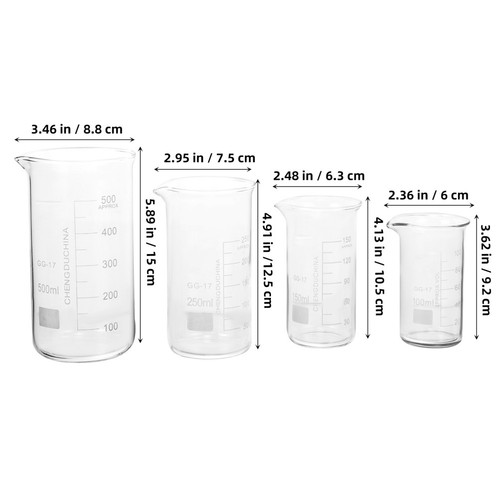 Béchers verre très - béchers,